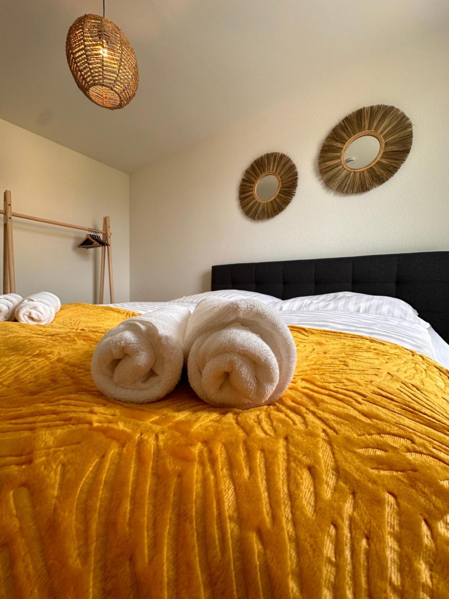 Amao-Sepia I 86Qm I King-Size Beds I Netflix I Privat Balcony I Free Parking I Near Europapark Appartement Rheinhausen Buitenkant foto